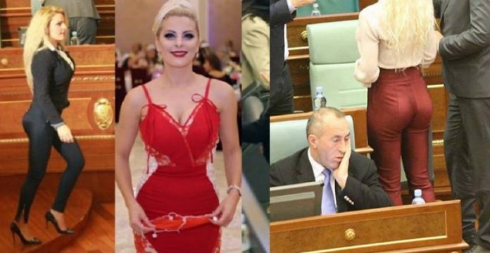 Deputetja kosovare qe po cmend te gjithe me pamjen mahnitese